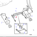 Volvo Penta Hydraulic pipe trim cylinder 3860881 Volvo Penta 854697