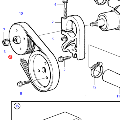 Volvo Penta Polea Volvo Penta 3580834