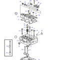 Volvo Penta Cylinder head complete Volvo Penta  3803891