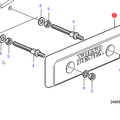 Volvo Penta Aluminum anode kit IPS Volvo Penta 23172846