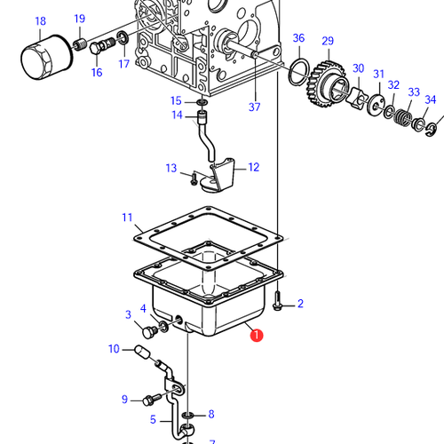 Volvo Penta Carterpan Volvo Penta 21281968