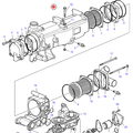 Volvo Penta Intercambiador de calor - enfriador de aceite D6 Volvo Penta 22866513