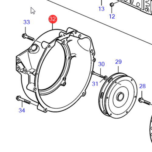 Volvo Penta Carcasa del volante Volvo Penta 21729462 - 3818550