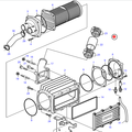 Volvo Penta Intercooler - laadluchtkoeler D6 Volvo Penta 24078946 - 21776918