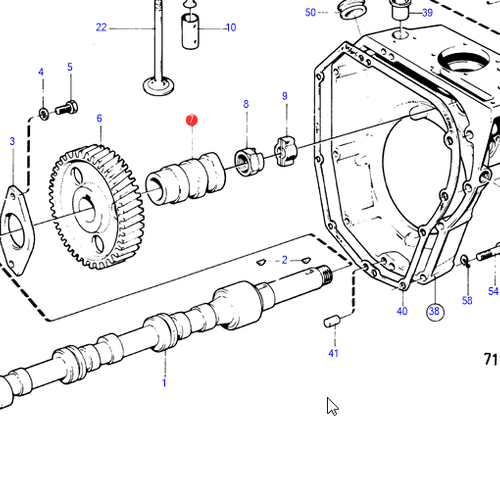 Volvo Penta Camshaft Volvo Penta 833484