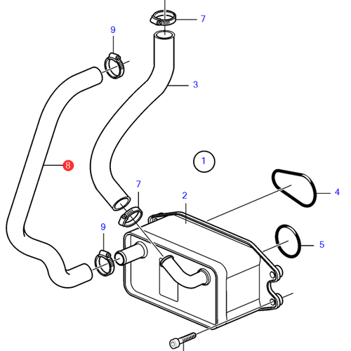 Volvo Penta Schlauch Volvo Penta 3812465