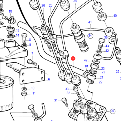 Volvo Penta Hose Volvo Penta 3580394