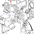 Volvo Penta Uitlaat adapter D2 Volvo Penta  3583996