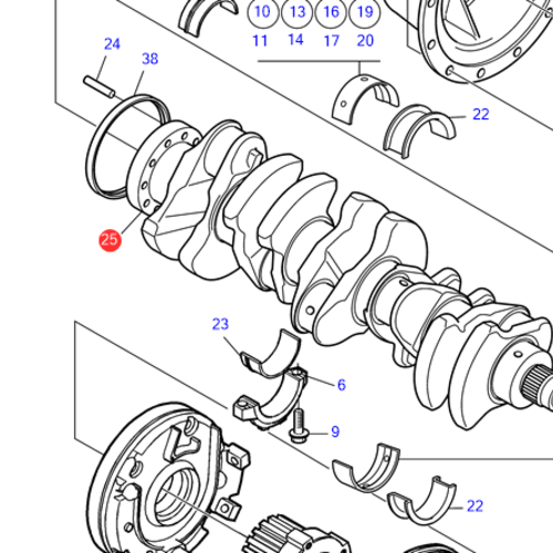 Volvo Penta Krukas D3 Volvo Penta 9465781