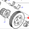 Volvo Penta Amortiguador de vibraciones - polea D3 Volvo Penta 30731865 - 1275366