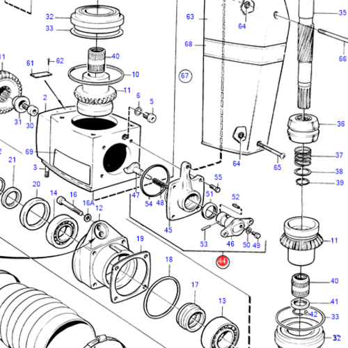 Volvo Penta Unidad de cambio Volvo Penta 3855787