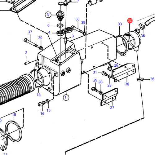 Volvo Penta Endkappenwärmetauscher 838429 Volvo Penta 845373