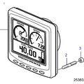 Volvo Penta Informatie display (zwart/wit) 4" Volvo Penta 22949191