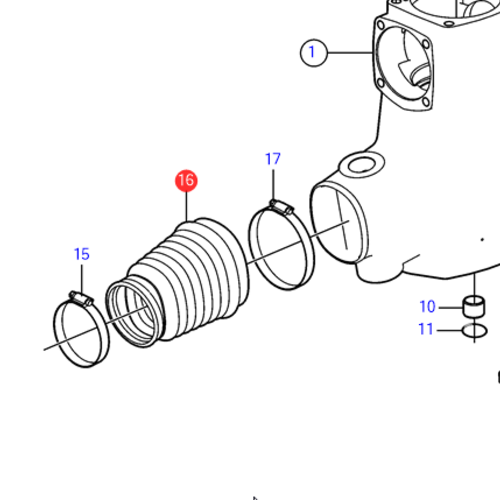 Volvo Penta Bellows kit Volvo Penta 3860384