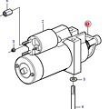 Volvo Penta Startmotor Volvo Penta 3885317