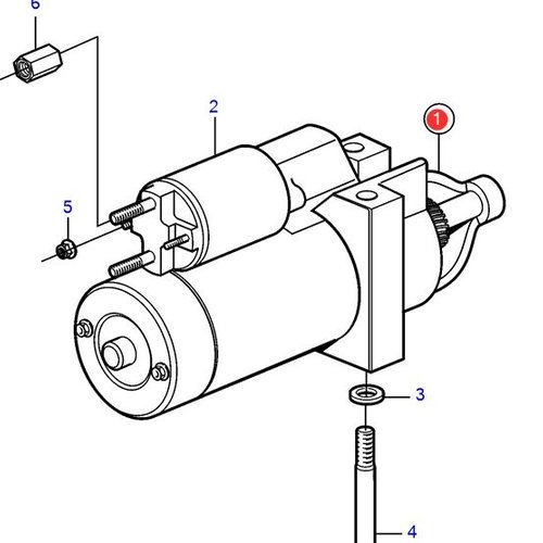 Volvo Penta Startmotor Volvo Penta 3885317