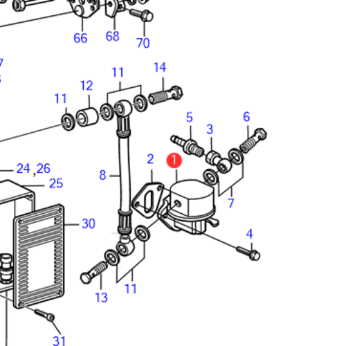 Volvo Penta Kraftstoffpumpe Volvo Penta 3582310 - 860320