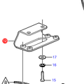 Volvo Penta Bracket for ACP Volvo Penta 3863309