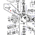 Volvo Penta Conector manguera agua refrigeración Volvo Penta 851730