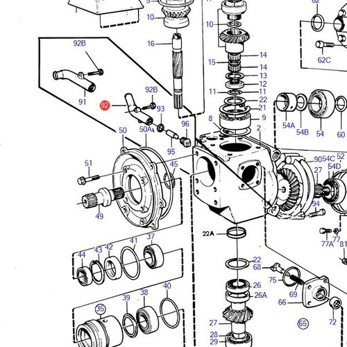 Volvo Penta Connector cooling water hose Volvo Penta 851730