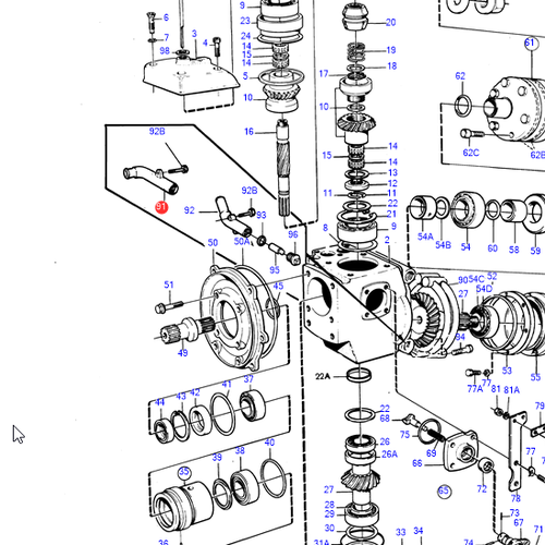 Volvo Penta Conector manguera agua refrigeración Volvo Penta 852007