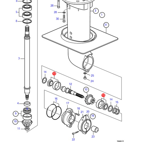 Volvo Penta Ball bearing Volvo Penta 3854249