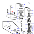 Volvo Penta Tapa de caja de cambios Volvo Penta 832667