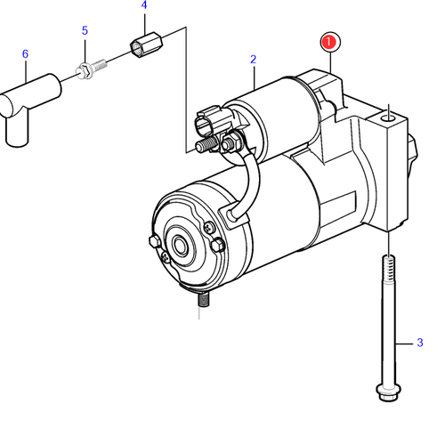 Volvo Penta Startmotor Volvo Penta 24074116