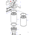 Volvo Penta Caja del filtro de combustible Volvo Penta 22863609