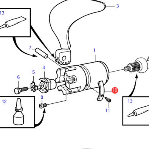 Volvo Penta Kit de ánodo de aluminio Volvo Penta 23974203