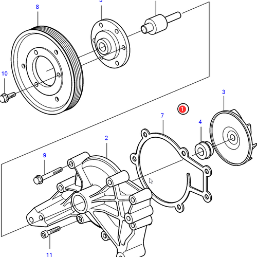 Volvo Penta Circulation water pump Volvo Penta 23646312