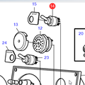 Volvo Penta Interruptor arranque - parada Volvo Penta 3586251