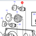 Volvo Penta Start - stop switch Volvo Penta 3586251