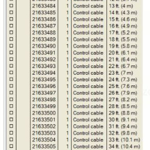 Volvo Penta Cable de control Volvo Penta Type 333 - 443