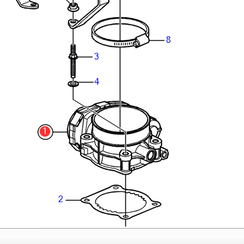 Throttle body Volvo Penta 21141689