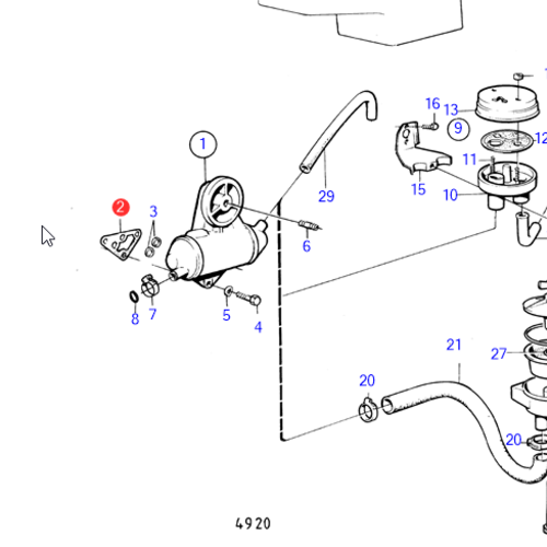 Volvo Penta Gasket Penta 859081