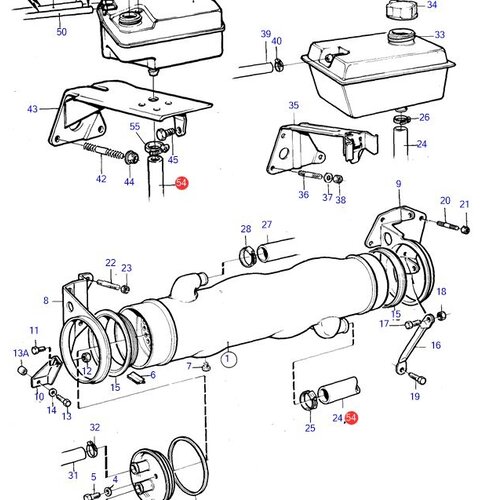 Volvo Penta Water hose Volvo Penta 3581099