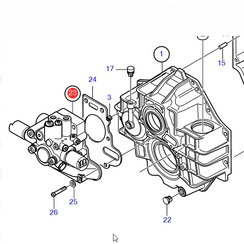 Shift valve control HS gearbox Volvo Penta 22941491