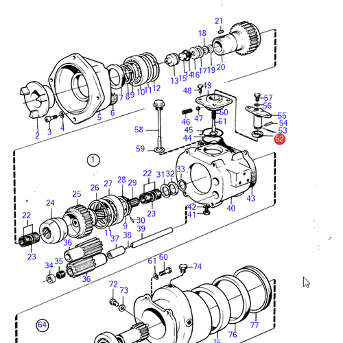 Volvo Penta Oliekeerring Volvo Penta 853868