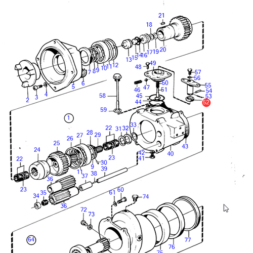 Volvo Penta Wellendichtring Volvo Penta 853858 - 853868