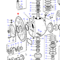 Volvo Penta Adapterplaat voor de HS1 873172 Volvo Penta 872501