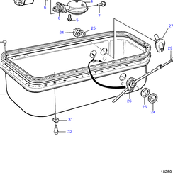 Sump Volvo Penta 865755 - 865748