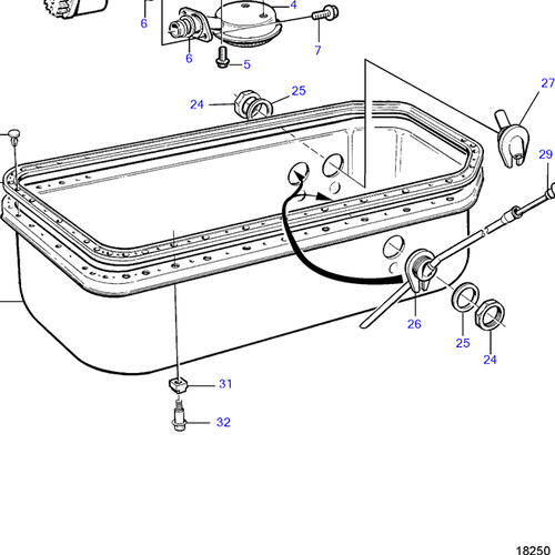 Volvo Penta Sump Volvo Penta 865755 - 865748