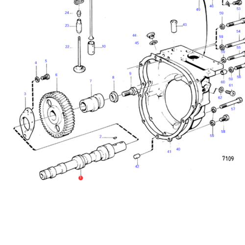 Volvo Penta Nockenwelle Volvo Penta 833163