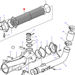 Insert Intercooler Volvo Penta 3588566