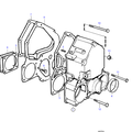 Volvo Penta Tapa de distribución Volvo Penta 3580373