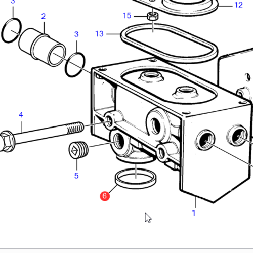 Volvo Penta Sealing ring Volvo Penta 3583913