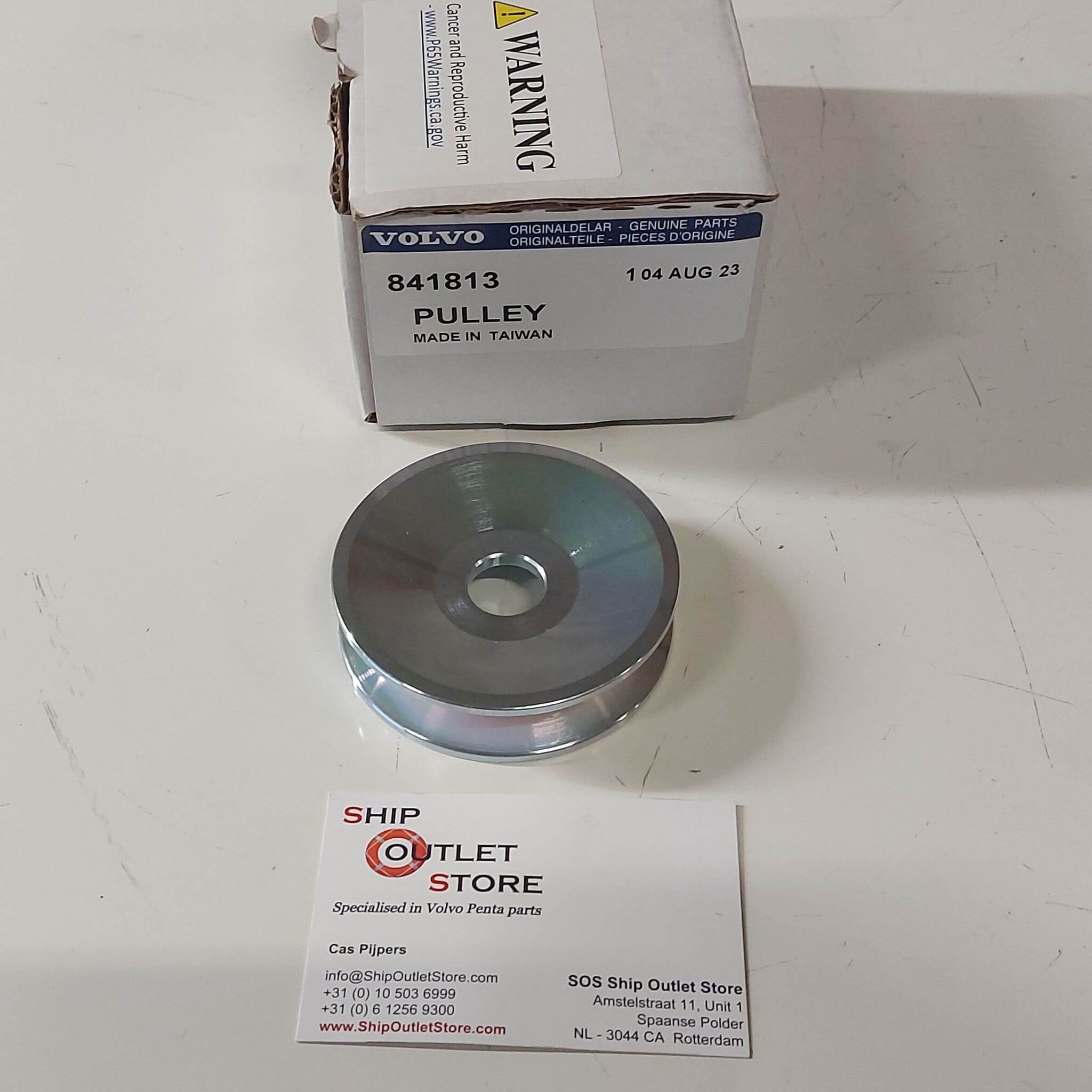 thumbnail image 2 of RecMar Power Steering Pulley – Fits Volvo Penta 3.0 4.3 5.0 5.7 5.8 7.4, Replaces 3853804 2 of 5