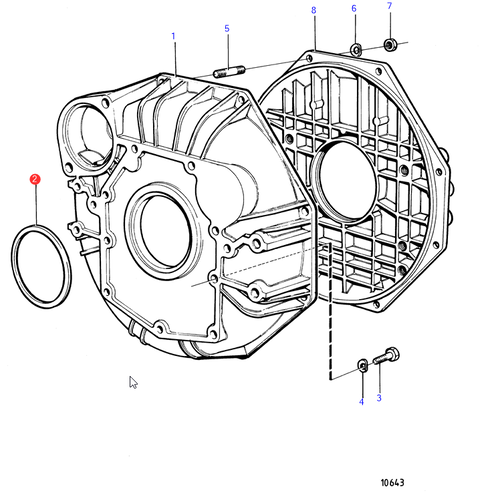 Volvo Penta Oliekeerring Volvo Penta 40005775