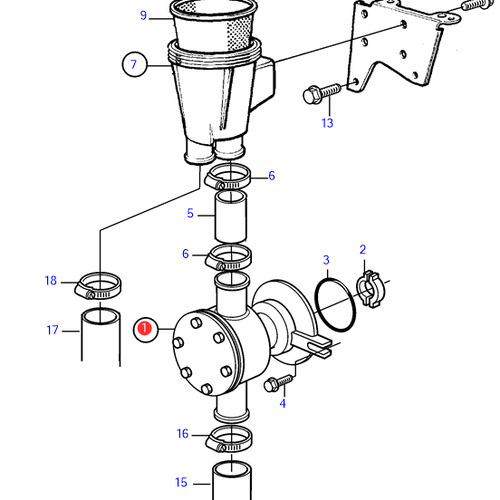 Volvo Penta Raw water pump Volvo Penta 3583095